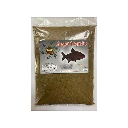 Massa Japonesa Japatomic 800g Isca Pesqueiro Tambaqui Tambacu Pacu Pacu
