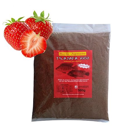 Massa Japonesa Tilajapa Red Isca Pesqueiro Pesqueiro Tilápia Pacu Carpa