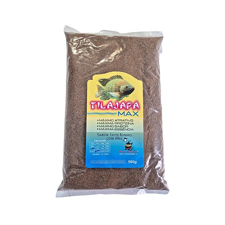 Massa Japonesa Tilajapa Max 500g Leite Ninho com Mel Isca Pesqueiro Tilápia Pacu