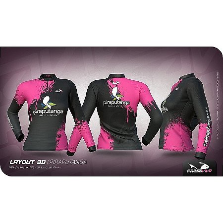 Camisa Pesca Presa Viva Piraputanga Infantil Proteção UV+