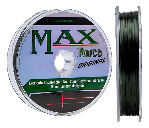 Linha Monofilamento Maruri Max Force Original (Escolha Diâmetro) 100m (Unidade)
