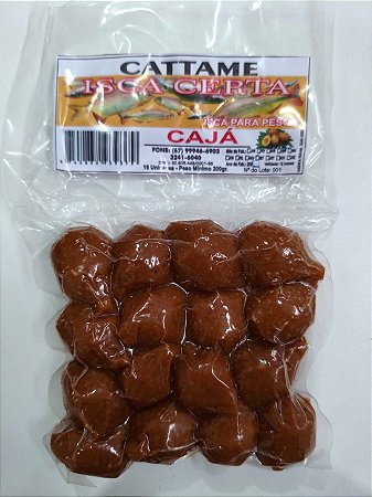 Bolinha Soja Pronta Massa Pesca Cattame Cajá Manga 180g