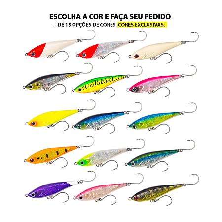 Isca Artificial Borboleta Perigosa 9cm/27g Anzol In Line