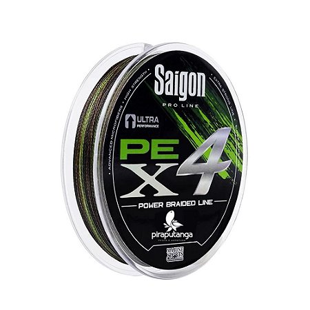 Linha Multifilamento Marine Sports Saigon X4 Camo 0,29mm 45lbs 300m