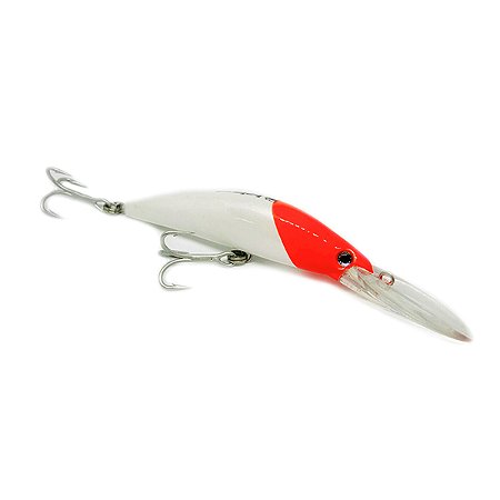 Isca Artificial Borboleta Lola Deep 14cm/22g Barbeluda Cor 02 (Cabeça Vermelha)