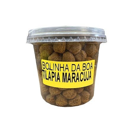 Bolinha da Boa Pesca Tilápia Maracujá 140g Especial Pesqueiro