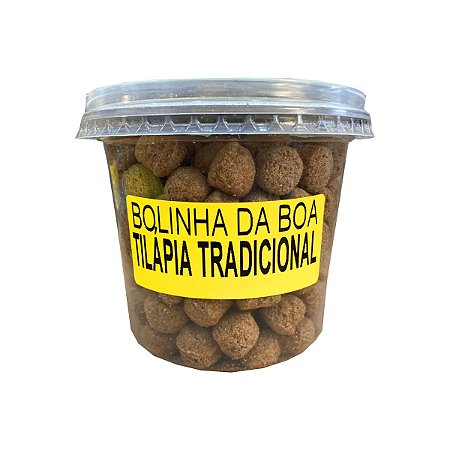 Bolinha da Boa Pesca Tilápia Tradicional 140g Especial Pesqueiro