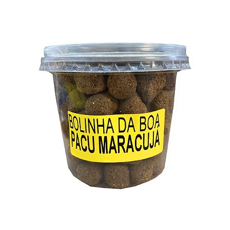 Bolinha da Boa Pesca Pacu Maracujá 140g Especial Pesqueiro