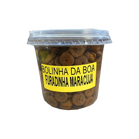 Bolinha da Boa Pesca Furadinha Maracujá 140g Especial Pesqueiro