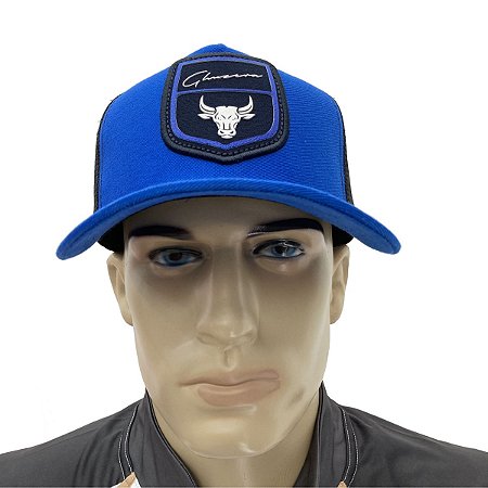 Boné Cap Trucker Ghuzerá Premium Azul Escuro