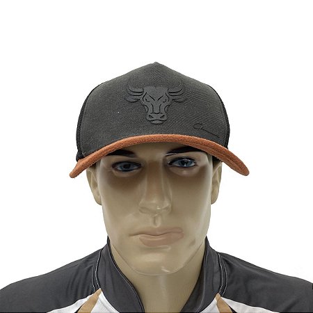 Boné Cap Trucker Ghuzerá Premium Grafite