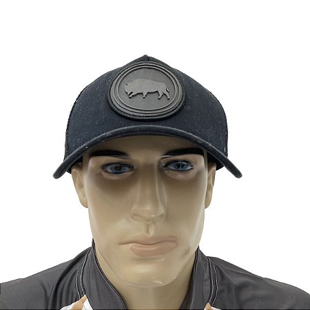 Boné Cap Trucker Ghuzerá Premium Preto