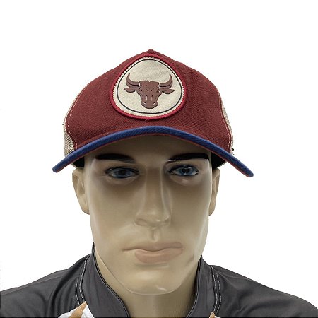 Boné Cap Trucker Ghuzerá Premium Vermelho