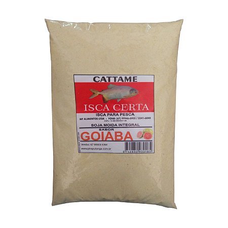 Massa Ceva Farelo Cattame Goiaba Vermelha 800g