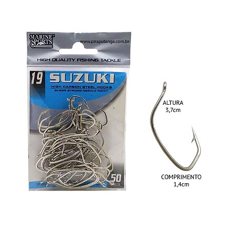 Anzol Marine Sports Suzuki Nº19 - 50p