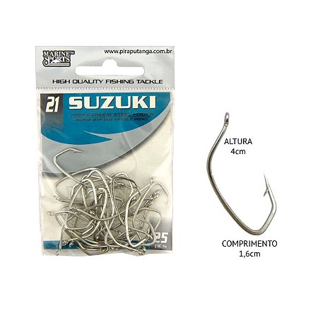 Anzol Marine Sports Suzuki Nº21 - 25p