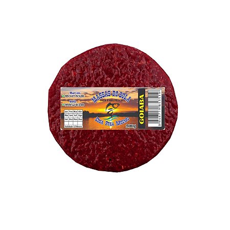 Massas do Bola para Pesca Goiaba Vermelha Tablete 500g
