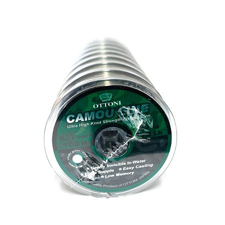 Linha Monofilamento Ottoni Camou Line 0,35mm 34lbs - 1.000m