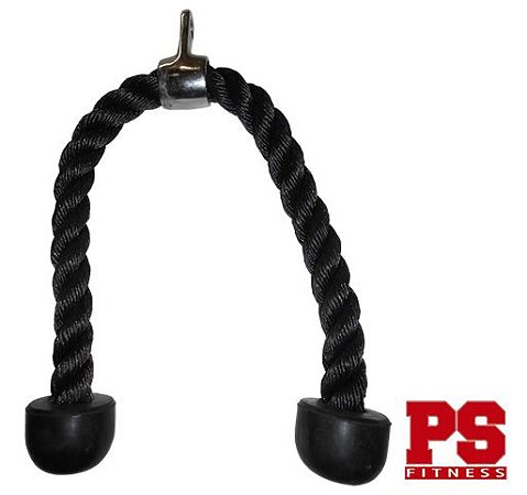 Puxador Corda Triceps com Punho de Borracha - Pro Sport