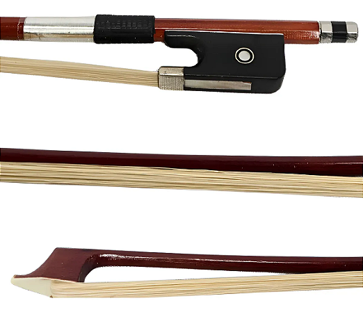 Arco para Violoncelo 4/4 Konig Talão em Ébano Crina Natural Profissional