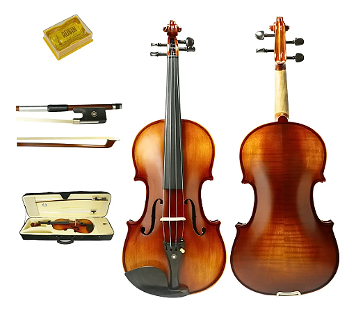 Violino Konig VK40 4/4 Profissional Fosco Ajustado por Luthier Completo