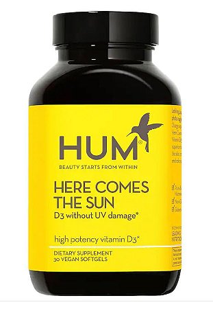 HUM Nutrition Here Comes The Sun™ Vitamin D Immune System Support Supplement