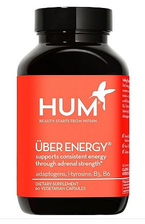HUM Nutrition Uber Energy Adrenal Fatigue and Adaptogen Supplement