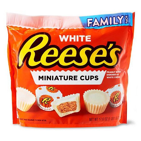 Reese's White Miniature Peanut Butter Cups Family Pack