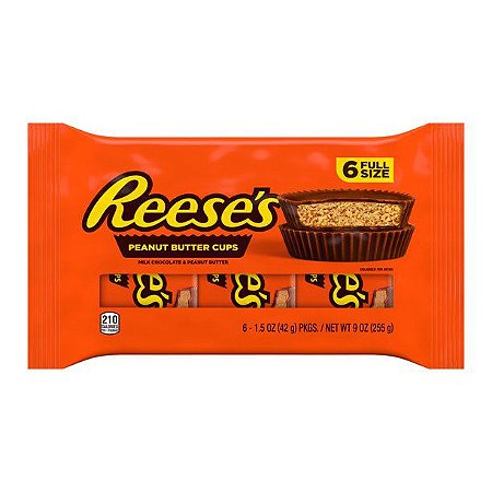 Reese's Milk Chocolate Peanut Butter Cups Candy Individually Wrapped