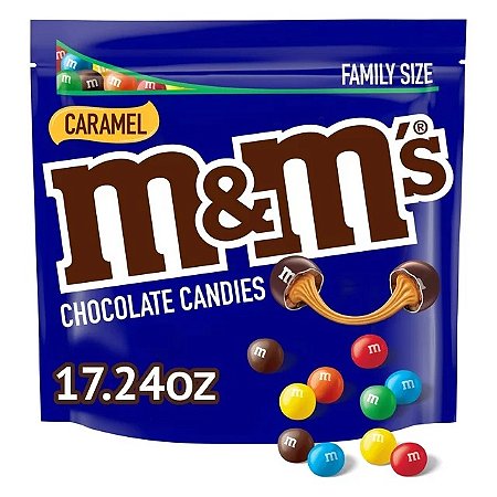 M&M's Caramel Milk Chocolate Candy Family Size