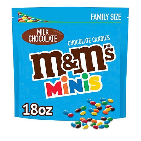 M&M's Minis Milk Chocolate Candy Family Size