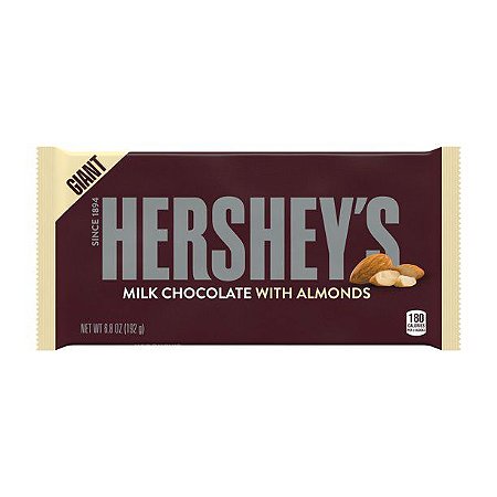 Hershey's Giant Milk Chocolate with Almonds Candy