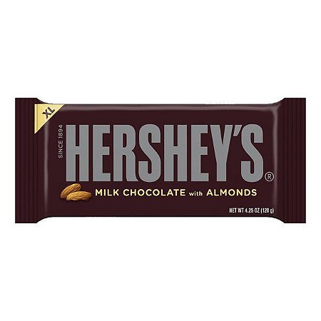 Hershey's Extra Large Milk Chocolate with Almonds Candy Bar
