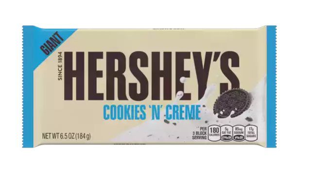 Hershey's Cookies 'N' Creme Candy Bar Giant