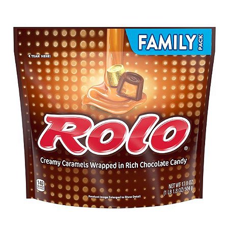 Rolo Chocolate Caramel Candy Individually Wrapped Family