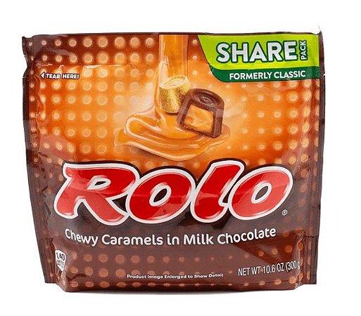 Rolo Chocolate Caramel Candy Individually Wrapped