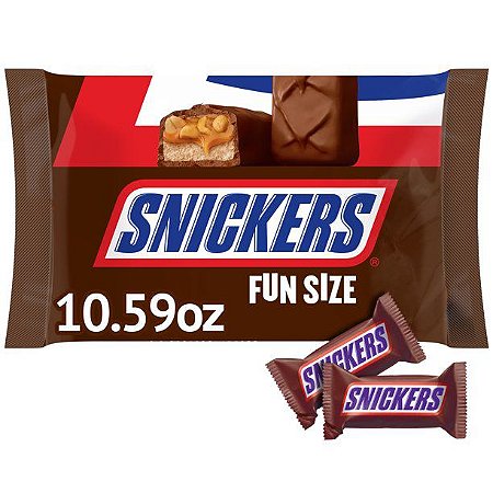 Snickers NFL Football Fun Size Chocolate Candy Bars