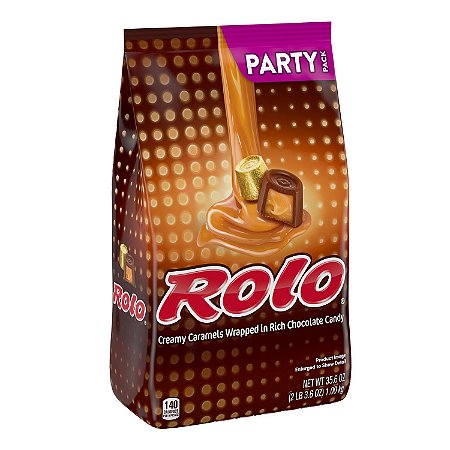 Rolo Chocolate Caramel Candy Individually Wrapped Party Bag