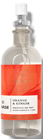 Aromatherapy Orange Ginger Essential Oil Mist
