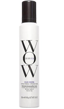 Color Wow Color Control Purple Toning + Styling Foam for Blonde Hair