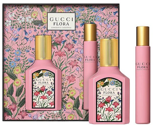 Gucci Flora Gorgeous Gardenia Eau de Parfum Gift Set - Edição Limitada