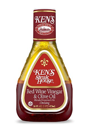 Ken's Steak House Red Wine Vinegar & Olive Oil Vinaigrette Salad Dressing