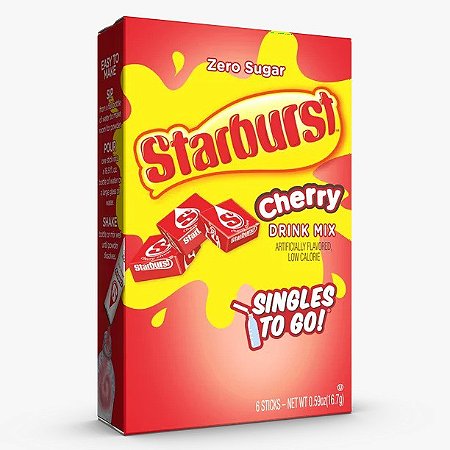 Starburst Singles To Go Powdered Drink Mix Cherry