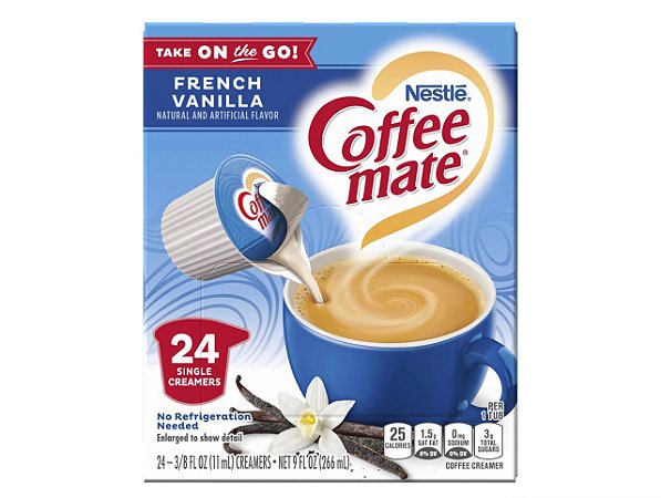 Nestle Coffee Mate French Vanilla Liquid Coffee Creamer Singles