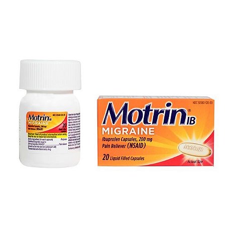 Motrin IB Migraine Relief Liquid Gel Caps