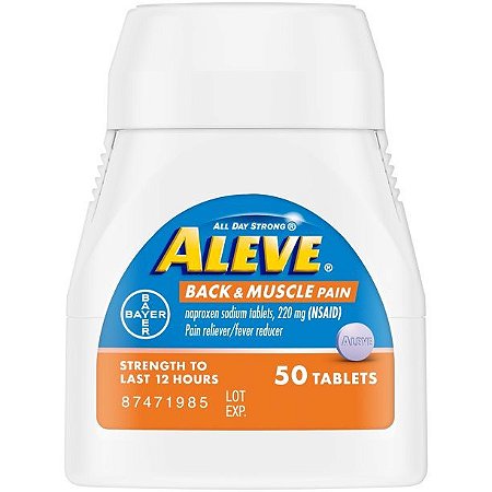 Aleve Back & Muscle Pain Relief Naproxen Sodium Tablets