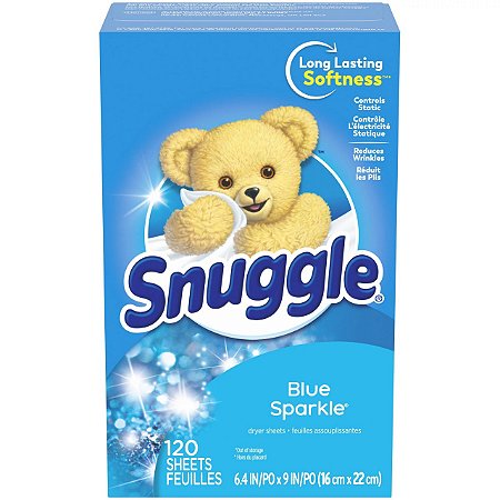 Snuggle Fabric Softener Dryer Sheets Blue Sparkle