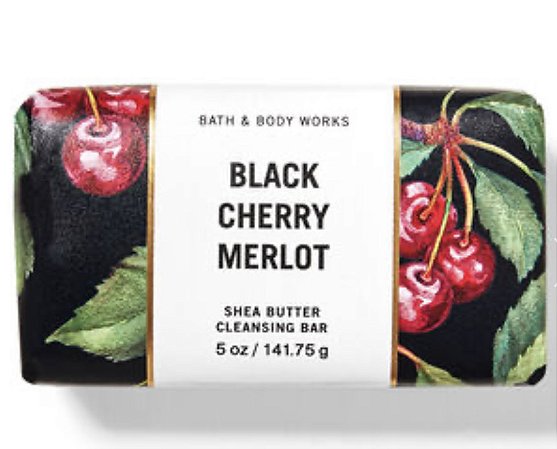 Black Cherry Merlot Shea Butter Cleansing Bar