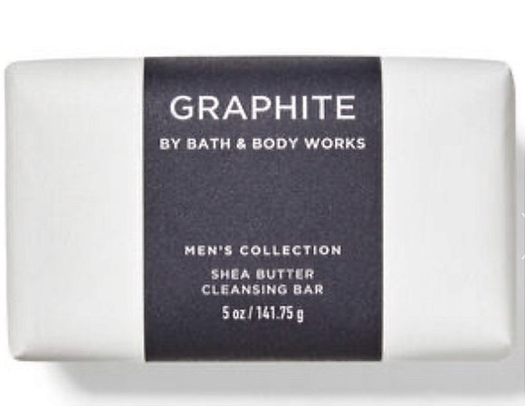 Mens Graphite Shea Butter Cleansing Bar