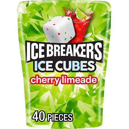 Ice Breakers Ice Cubes Sugar Free Cherry Limeade Gum